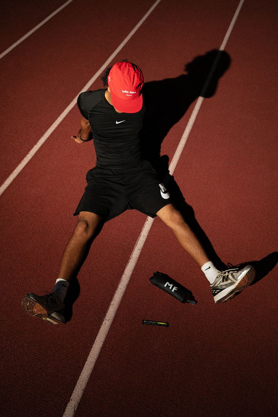 Modern Fuel — catching his breath on the track