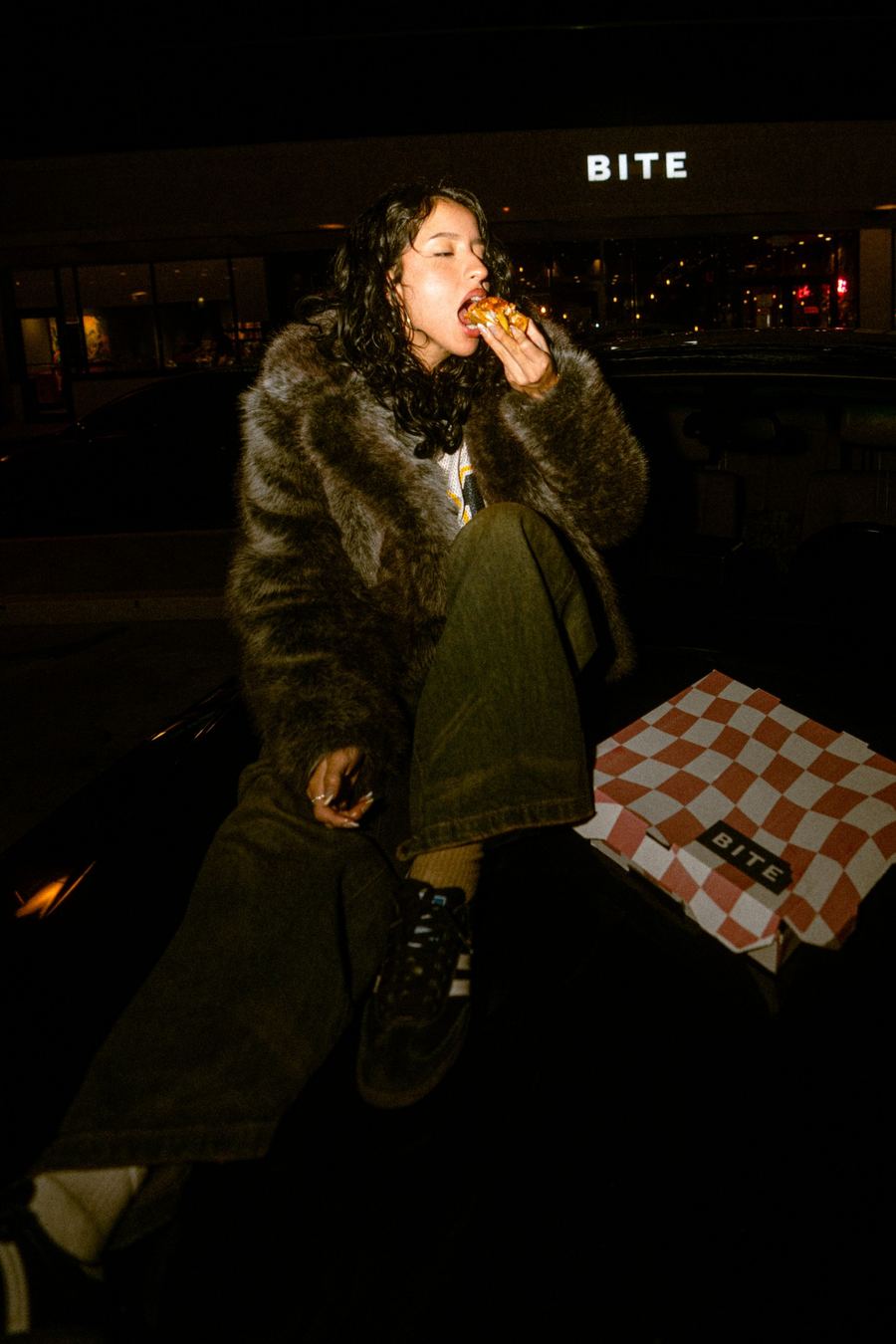BITE After Dark — eyes closed on the hood